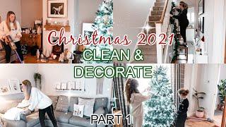 CHRISTMAS CLEAN AND DECORATE WITH ME 2021 | PART 1 | Emma Nightingale