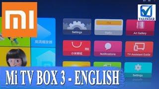 Xiaomi Mi TV Box 3 Enhanced setting the English language instead of Chinese