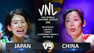 Japan vs China | Women's VNL 2024