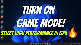 Boost Your Gaming Performance with Ease: A Step-by-Step Guide to Enabling Game Mode in Windows 11