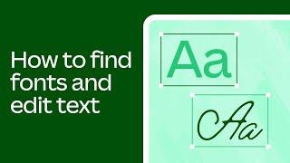 How to find fonts and format text in Canva (6/10)