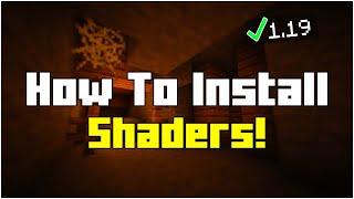 How To Install SHADERS in Minecraft 1.19.4!