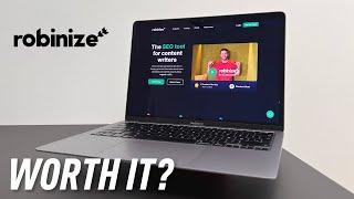 Robinize Review - Thorough SEO Content Analysis | Frase.io Alternative