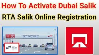 How to activate Dubai salik | How to Register RTA Salik | salik Dubai