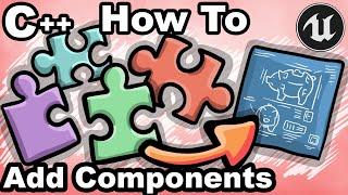 UE5 C++ 14 - How To Add Components To Blueprints with C++? - Unreal Engine Tutorial Editor CPP