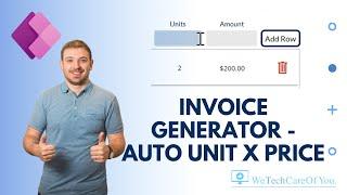 Invoice Generator - Unit to calculate price - Enhancement 1