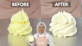 WHITE buttercream HACK! No more YELLOW frosting!