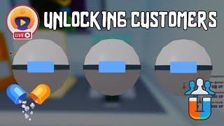   LIVE | *OPENING CAPSULES* TO *UNLOCK ALL CUSTOMERS*  | ROBLOX ARCADE EMPIRE 