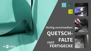 Quetschfalte - die schönste Form einer Ecke für deine Abdichtung