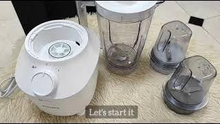 PHILIPS Blender - 450W1.9L Plastic Jar - 50/60Hz - 3000 Series HR2041/30 #review#philipsblender