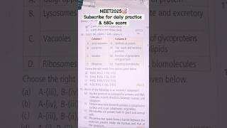 NEET2025biologymcqsforNEETexam#neet#neetbiologymcqs#neetpyq#youtubeshorts#ytshorts#shorts#viralvideo