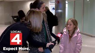 Special moment shines for Metro Detroit family during holiday travel rush