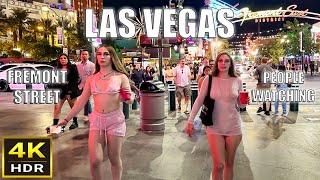 Fremont Street Las Vegas Midnight People Watching | September 2024