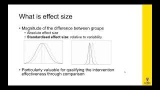 Effect Size – p value is not enough, measure of magnitude matters!- Zhixin Liu