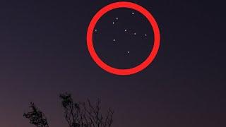 Mysterious Orbs Form Strange Formation in New Jersey Night Sky  (Captured on Video!)