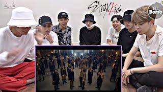 BTS reaction to Stray Kids 'LALALALA' MV video