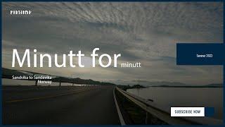 Minutt for Minutt - Biking from Sandvika to Sandevika - Norway - 4K