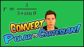 Polar Coordinates- Converting Equations to Cartesian