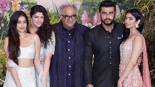 Boney Kapoor's Family Unite For The First Time | Arjun Anshula Jhanvi Khushi Kapoor