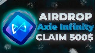 Axie Infinity AIRDROP NEW 2024 | CRYPTO WORLD PROJECT