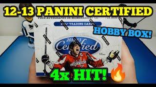 4x HIT!  2012-13 Panini CERTIFIED Hobby Box Break! Hokej karty NHL! Unboxing!