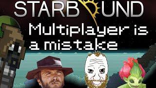 Chaotic Times in Starbound Multiplayer | Frackin Universe