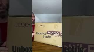 Unboxing the Electric Scooter