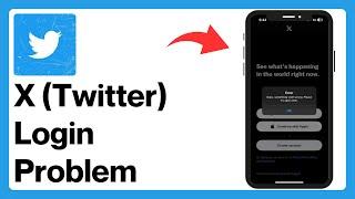 How to Fix X (Twitter) Login Problem | Oops something went wrong Please try again later on iPhone