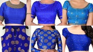 2020 Blue Blouse Designs|Royal Blue Blouse Designs|Sky Blue Blouse|Dark Blue Blouse|Navy Blue Blouse