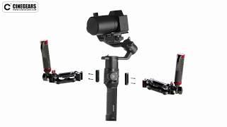 Double Handed Handheld Stabilizer With Spring Shock Absorber