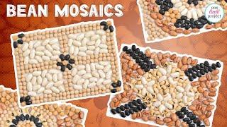 Bean Mosaic Art | Make Beautiful Mosaic Art with Beans!
