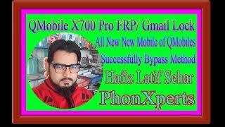 Qmoile X700 Pro and All New QMobiles FRP Bypass Successfully