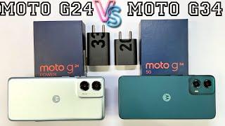 Moto G24 Power  Moto G34 5G  Unboxing & Comparison  Price Full Details Specification in Hindi