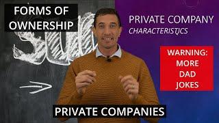 What is a PRIVATE COMPANY - Forms of Ownership Part 5 - EMS Grade 8