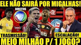 150 Mi RECUSADOS! 500 MIL POR HUGO PAGOS! MICHAEL NO BANCO EM FLAMENGO X BAHIA! BR EM NOVO HORÁRIO!