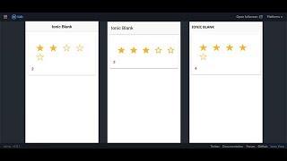 Implementing the rating in ionic 2 using  ionic2-rating NPM package