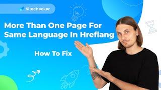 How to Fix More Than One Page for Same Language in Hreflang