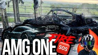 The Mercedes-AMG ONE burnt down!