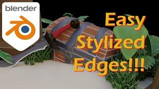 Easy Stylized Edge Highlights/Textures in Blender!