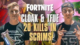 FaZe Tfue & FaZe cLoak dropped 20 Kills in a Scrim Lobby...