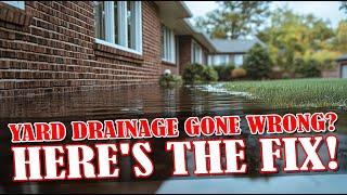 Negative Slope Causing Basement Flooding; How to Fix