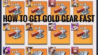 Last War: How to QUICKLY get GOLD GEAR!!!