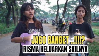 Risma pengamen terciduk kembali..!!!Bawakan lagu Nemu enak banget skil ukulelenya