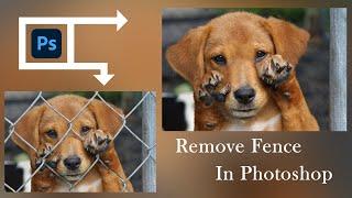 How To Remove Fence In Photoshop  Best Photoshoptrick  Photoshop Tutorial 2022