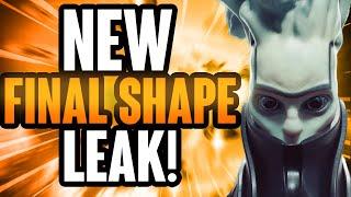 Destiny 2: Major Final Shape Leak - NEW Exotics & Into The Light Leaks