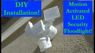 How to Install a Motion Activated LED Security Floodlight