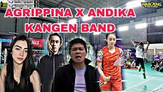 "Agrippina Prima" Si Raja Tarkam Andika Kangen Band di Tarung Bebas Badminton. Full Trick Deception