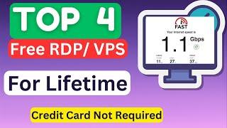 BEST 4 RDP | How to Get FREE RDP 2024 | Create Free Virtual PC | Create Free Virtual Private Server