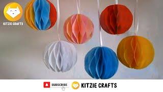 Beautiful DIY Decorations Idea | Paper Decoration ideas | Kitzie Crafts