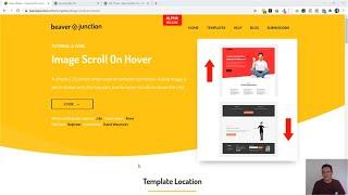 Image Scroll On Hover for Beaver Builder Portfolios -